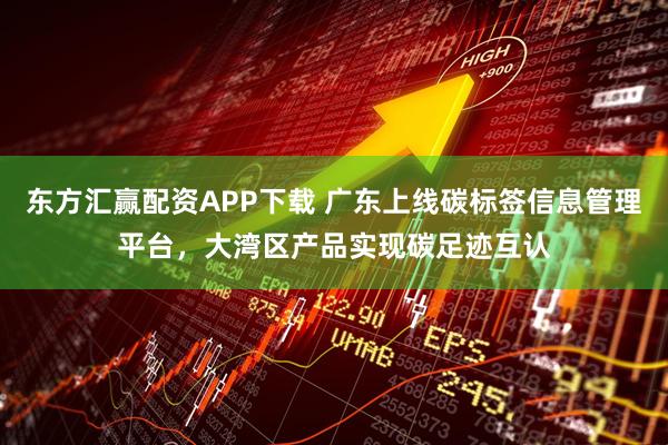 东方汇赢配资APP下载 广东上线碳标签信息管理平台，大湾区产品实现碳足迹互认